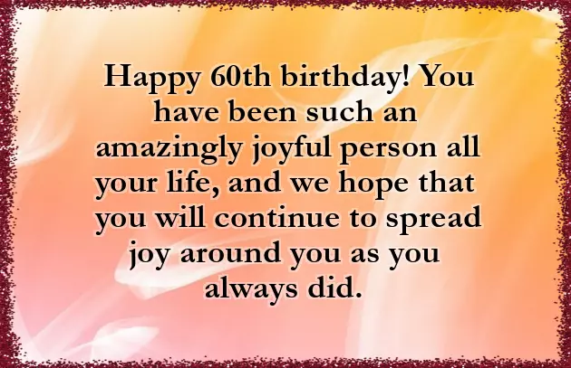60Th Bday Quotes