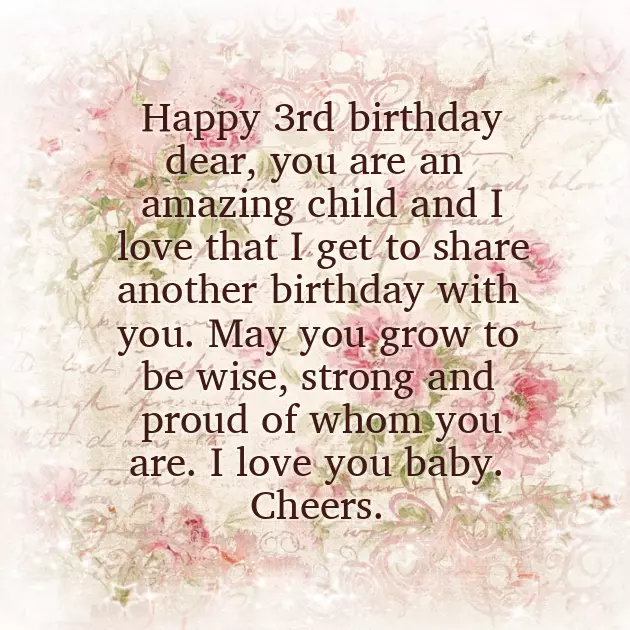 3Rd Birthday Quotes