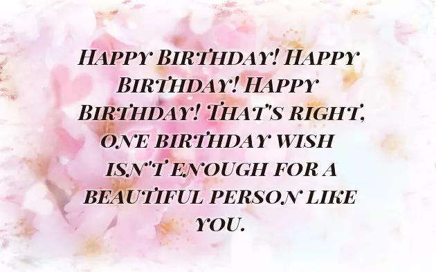 Happy Birthday To A Sweet Girl