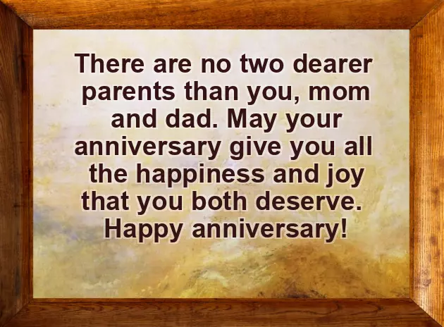Happy Anniversary To Mum And Dad