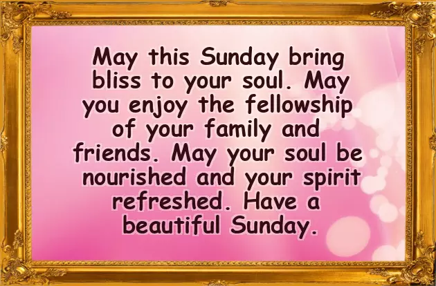 Sunday Blessings And Greetings
