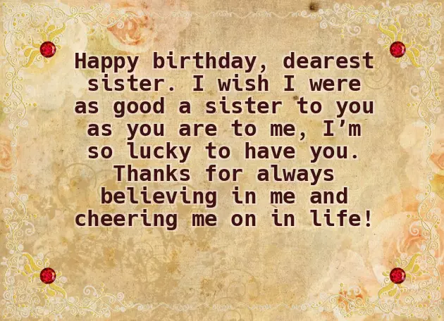 Happy Birthday Sister In Love