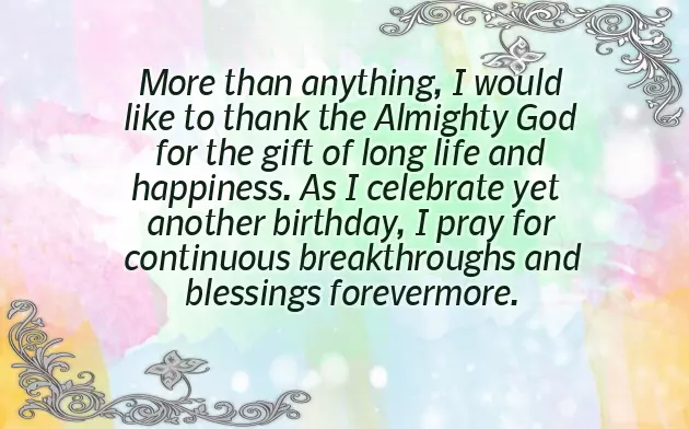 Nice Birthday Wishes For Myself