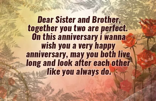Marriage Anniversary Wishes Sister In Law