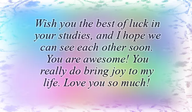 Best Wishes For Higher Studies