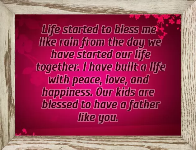 Fathers Day Message For A Husband