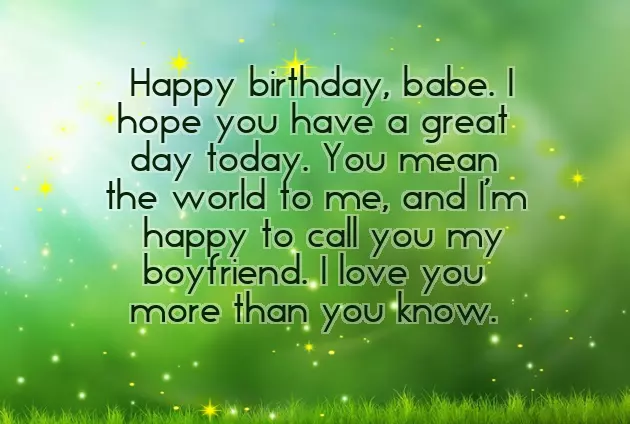 Happy Birthday Wishes For My Man