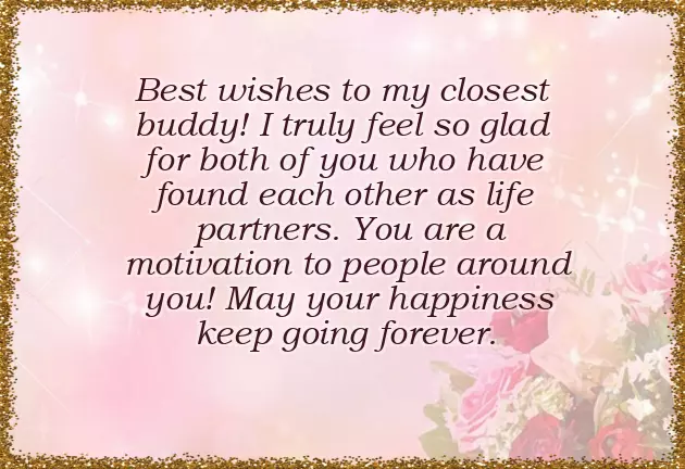 Sample Wedding Congratulations