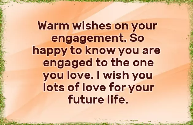 Wishing Congratulations On Engagement