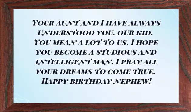 1St Birthday Nephew Wishes