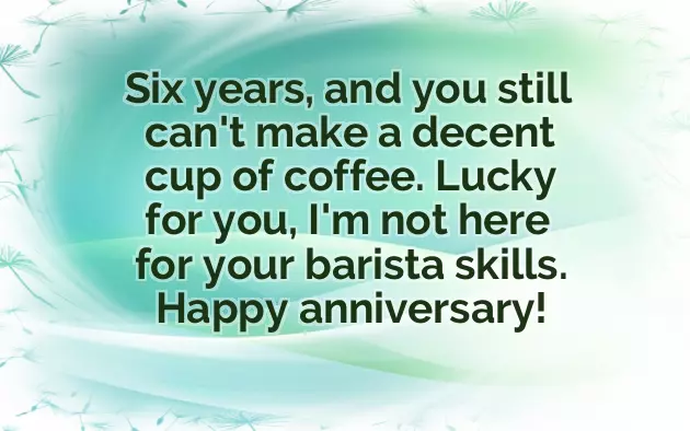 6Th Anniversary 6Th Anniversary