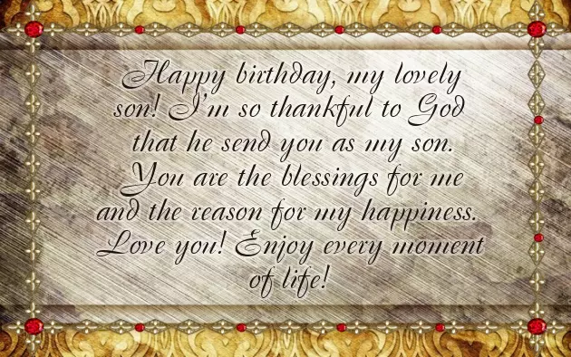 Birthday Son Quotes From Mother Birthday Son Quotes From Mother