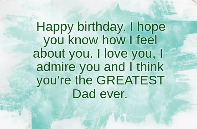 For Dad Birthday Wishes