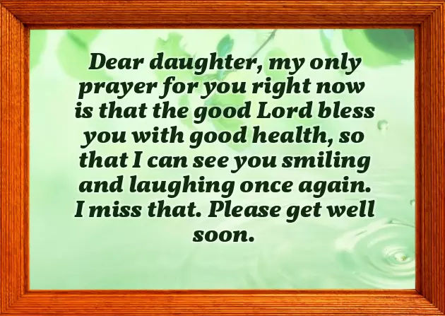 Quick Recovery Message For My Love