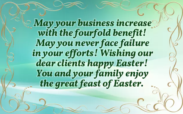 Easter Business Wishes
