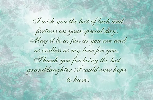 Birthday Wishes For A 9 Year Old Granddaughter