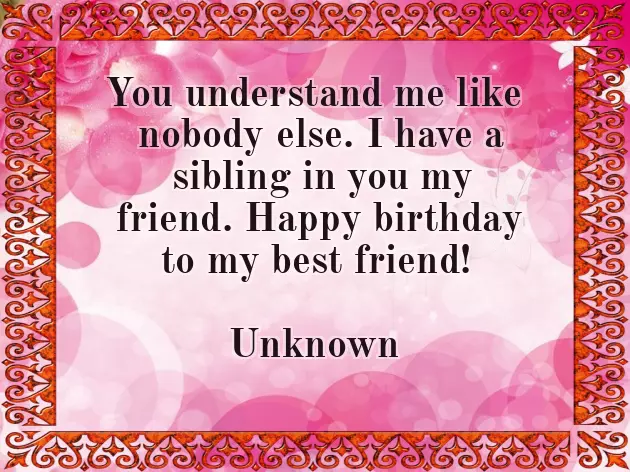 Happy Birthday Wishes To A Very Close Female Friend