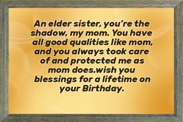 Happy Birthday Senior Sister