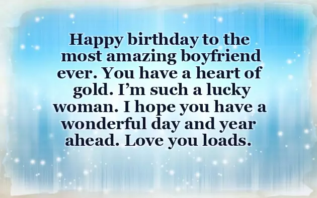 New Year Wishes Boyfriend