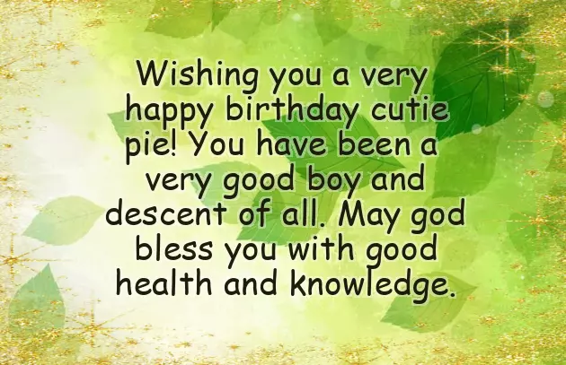 Birthday Blessing For Little Boy