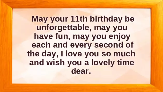11Th Birthday Quotes For Son