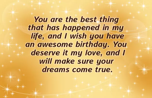 Romantic Birthday Wishes For Lover Boy