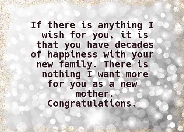 Congratulations Message To New Mother