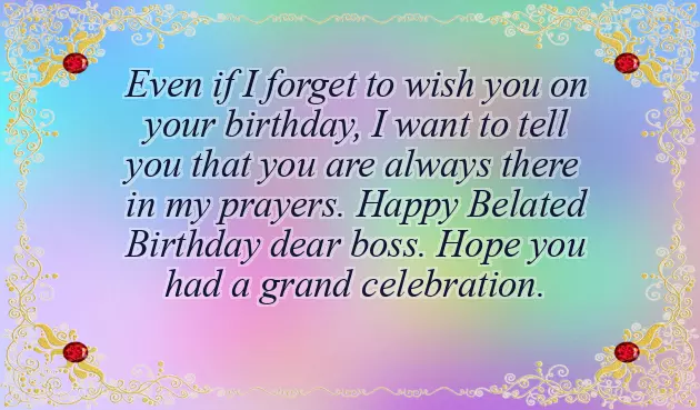 Happy Belated Birthday Female Happy Belated Birthday Female