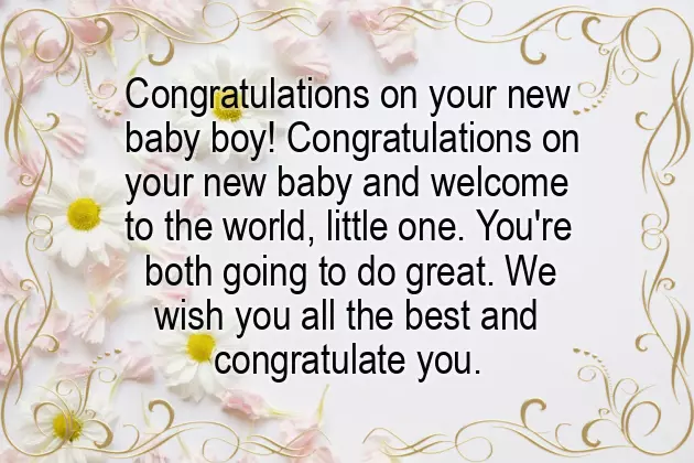 Congratulations For New Baby Boy Congratulations For New Baby Boy