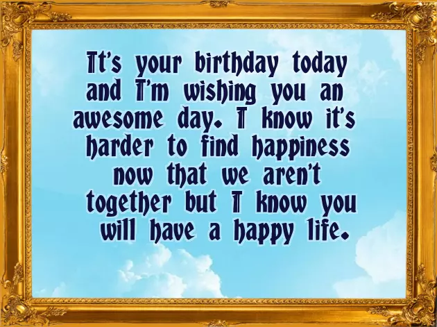 Happy Birthday Text To Ex Happy Birthday Text To Ex