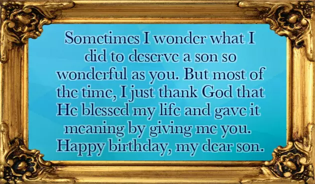 Happy Birthday Quotes To Son From Father