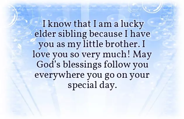 Happy Birthday Kid Brother