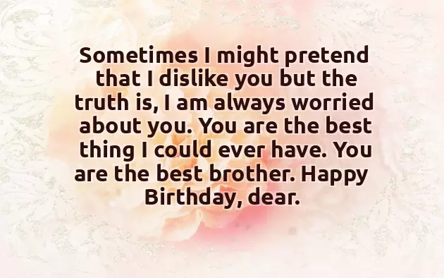 Happy Birthday My Handsome Brother