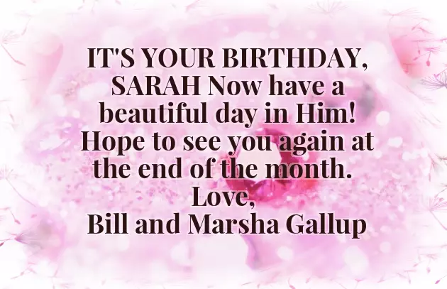 Happy Birthday Beautiful Sarah Happy Birthday Beautiful Sarah