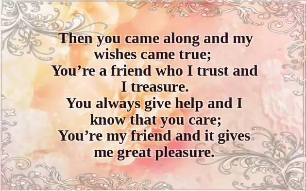 Poem For Boy Best Friend