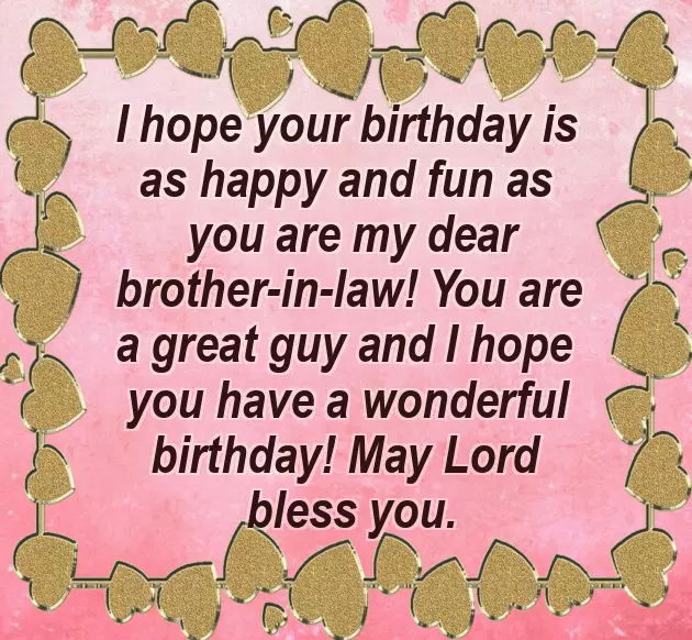 Wishes For Brother In Law Birthday