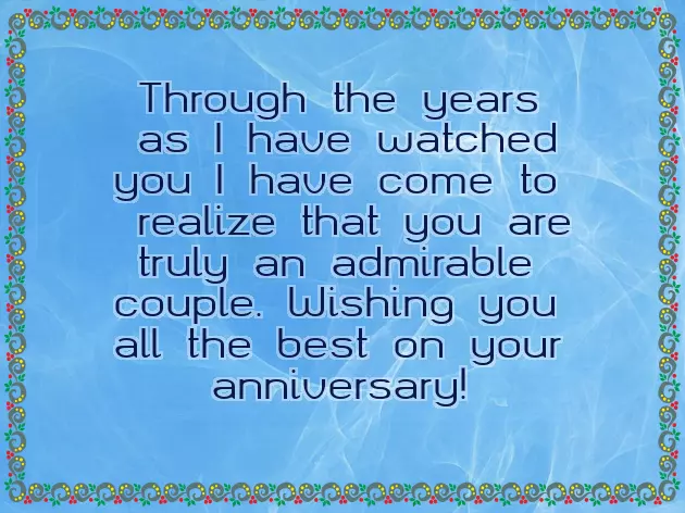 Parents Anniversary Status