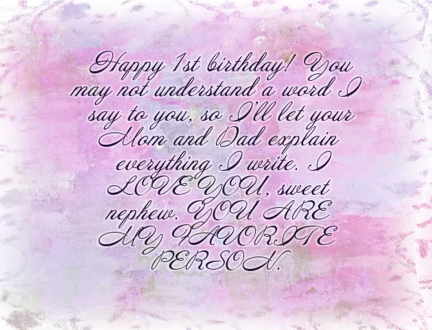 Happy 1 Birthday Boy