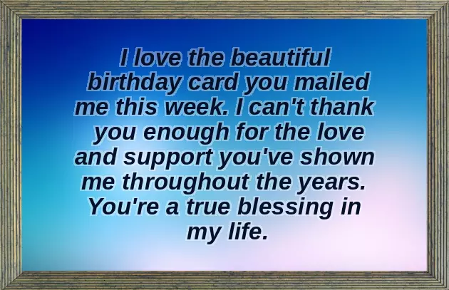 Touching Birthday Letter Friend