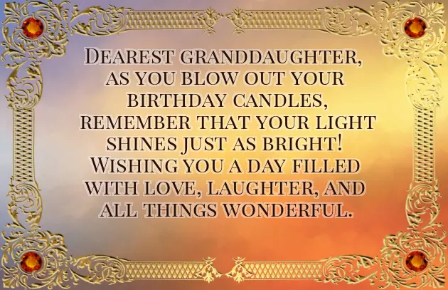Granddaughter 7Th Birthday Wishes Granddaughter 7Th Birthday Wishes