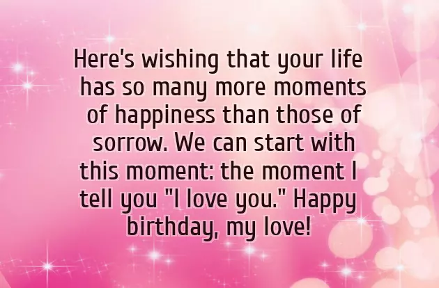 Birthday Wish From Mom To Daughter