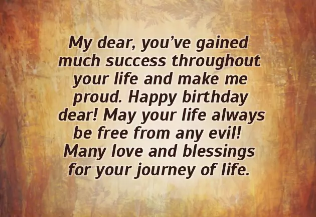 Birthday Wishes For Dear One