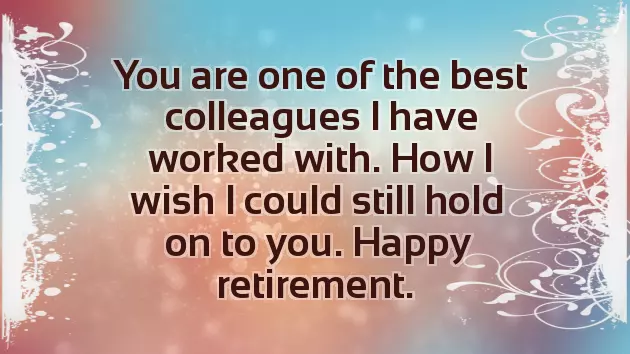Wish You Happy Retirement Life