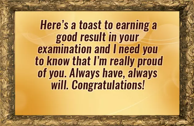 Congratulations Wishes For Exam Passed