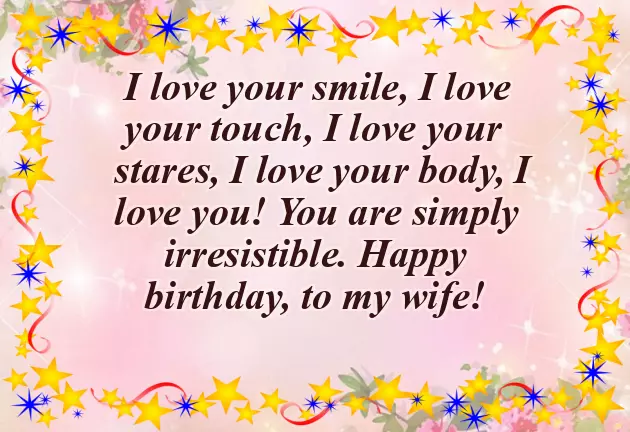Sample Birthday Wishes For Wife