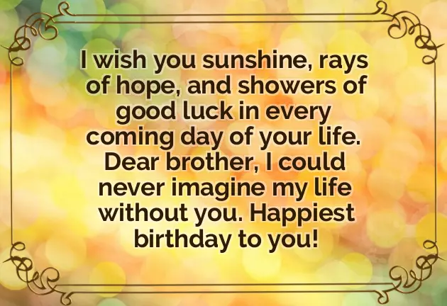 Happy Birthday Blessing For Brother Happy Birthday Blessing For Brother