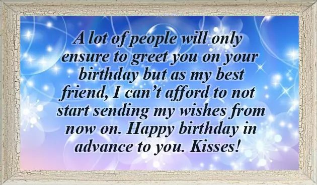 Birthday Countdown Quotes For Best Friend