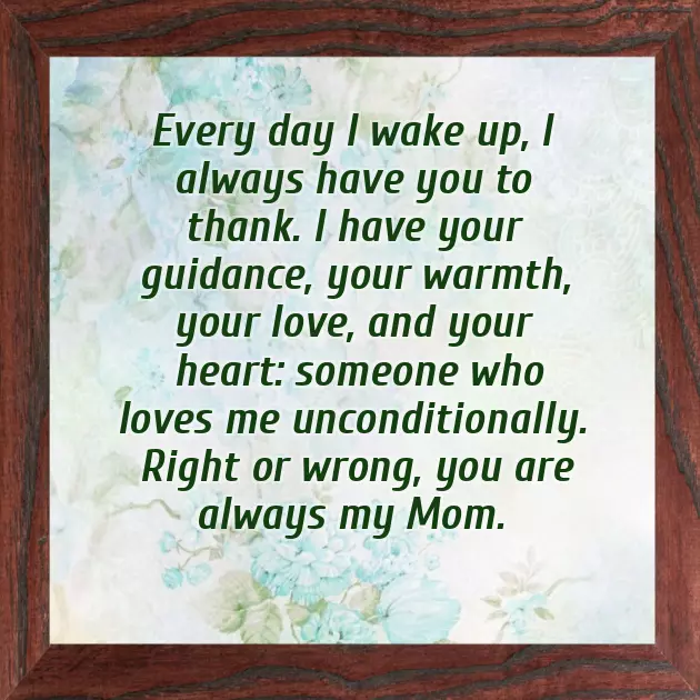 Happy Birthday To My Mum Quote