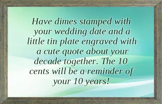 Tin Anniversary Tin Anniversary