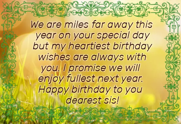 Cousin Sister Birthday